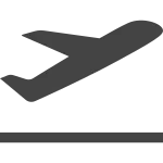 Flight Takeoff SVG Icon